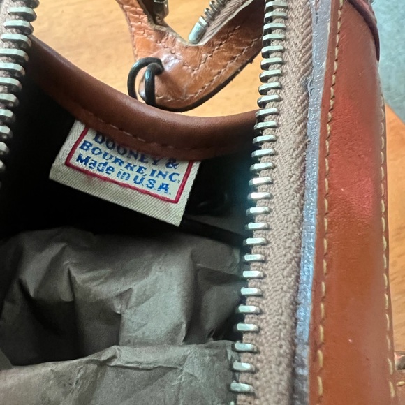 Dooney & Bourke Black and Tan Satchel - Picture 7 of 7